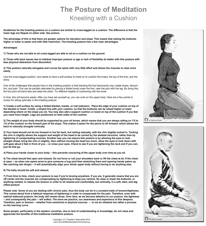 Kneeling with Cushion