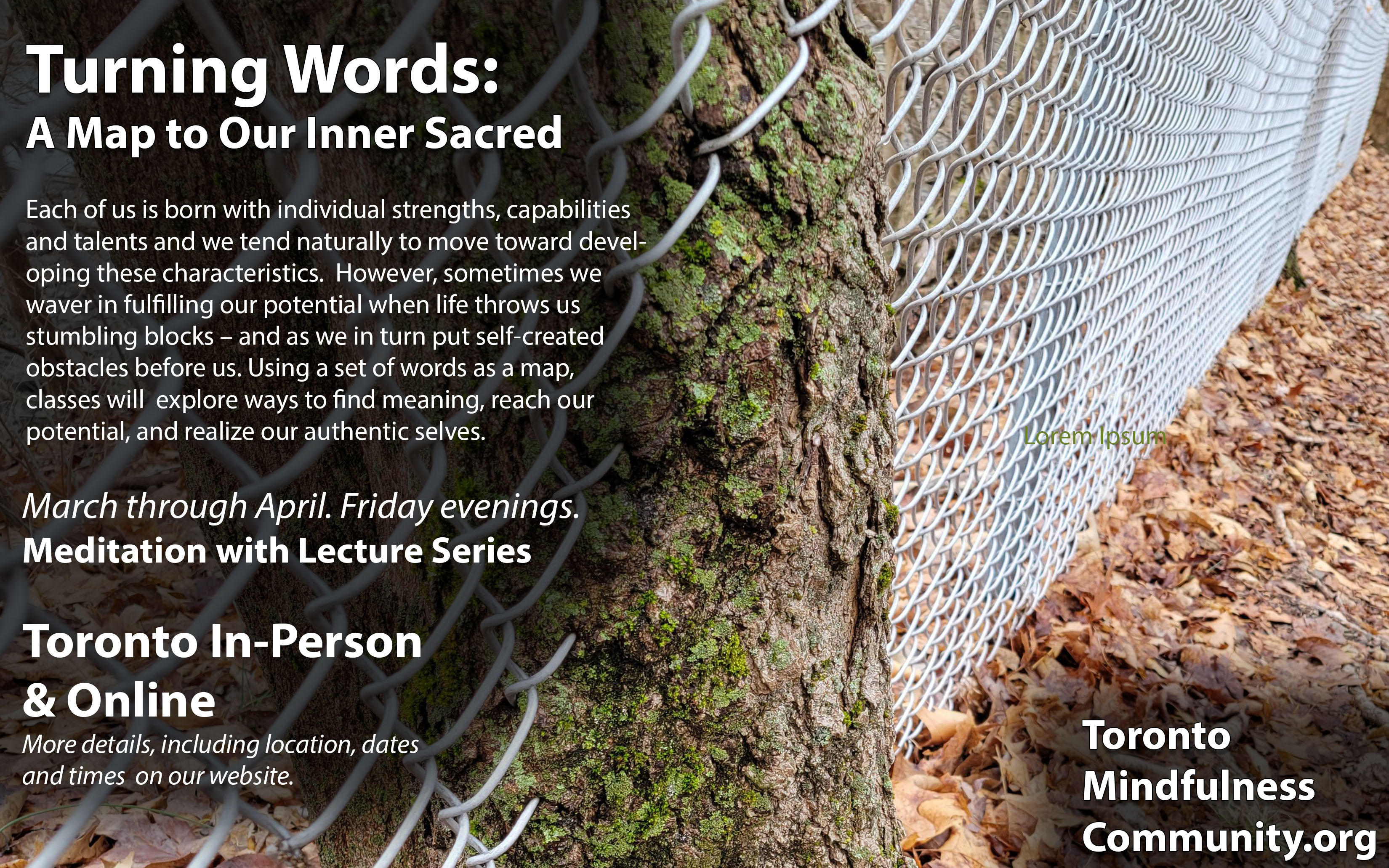 Turning Words: A Map to Our Inner Sacred